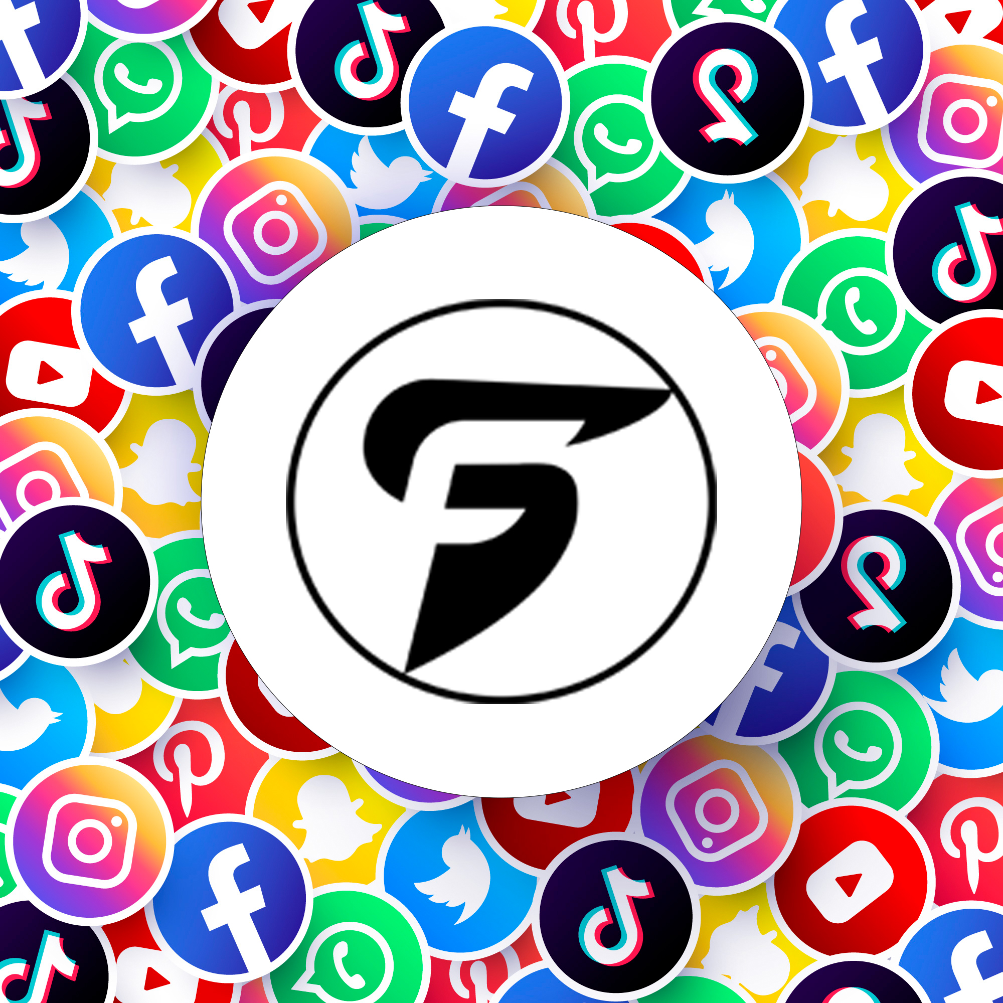 Social Icons Circle